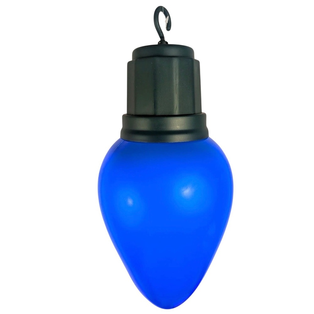 Large 13" Blow Mold Bulb‎ Light White LED Holiday Jumbo Christmas Ornaments